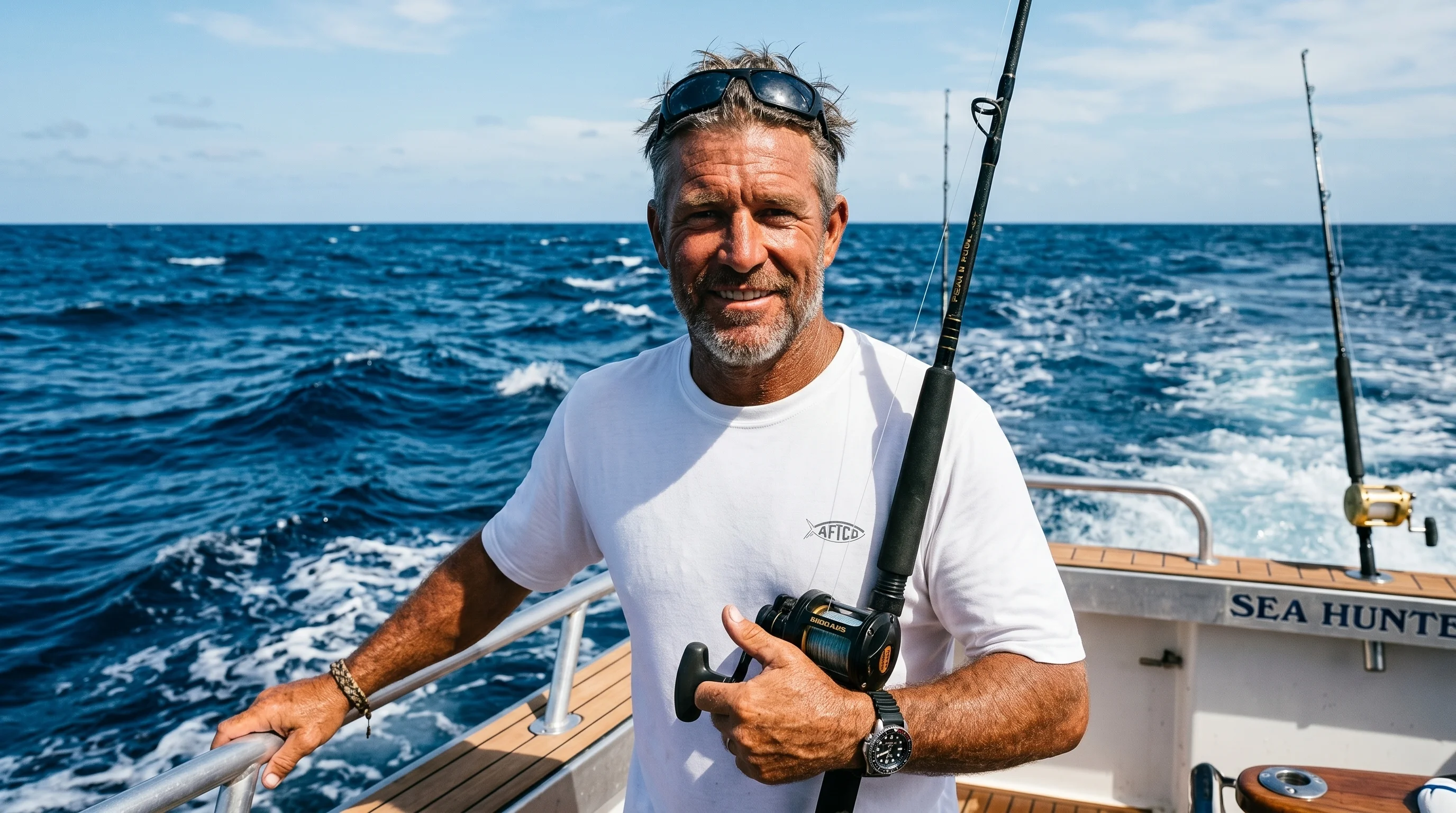 Captain Dave Offshore Iron Miller, USCG-licensed Master 100-Ton Captain and saltwater inshore tackle specialist