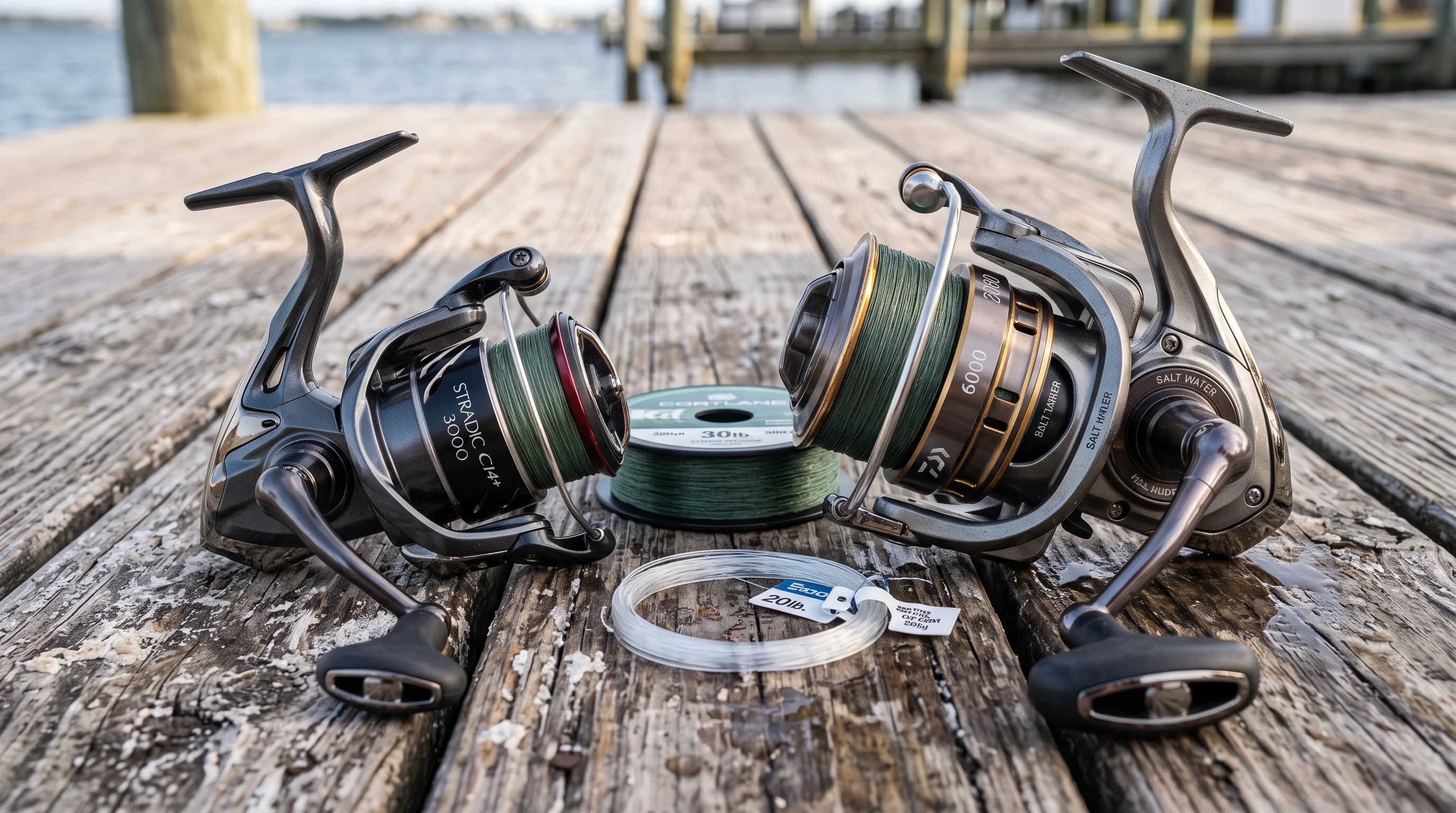 Comparison between Stradic 3000 and Daiwa 6000 spinning reels