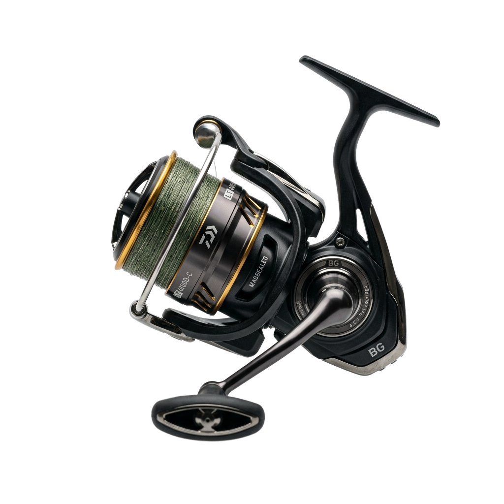 High-performance fishing reel with carbon matrix drag