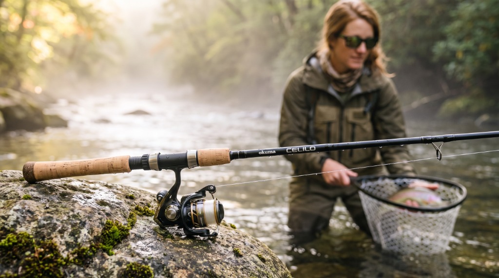 Okuma Celilo Graphite Lightweight Spinning Rod