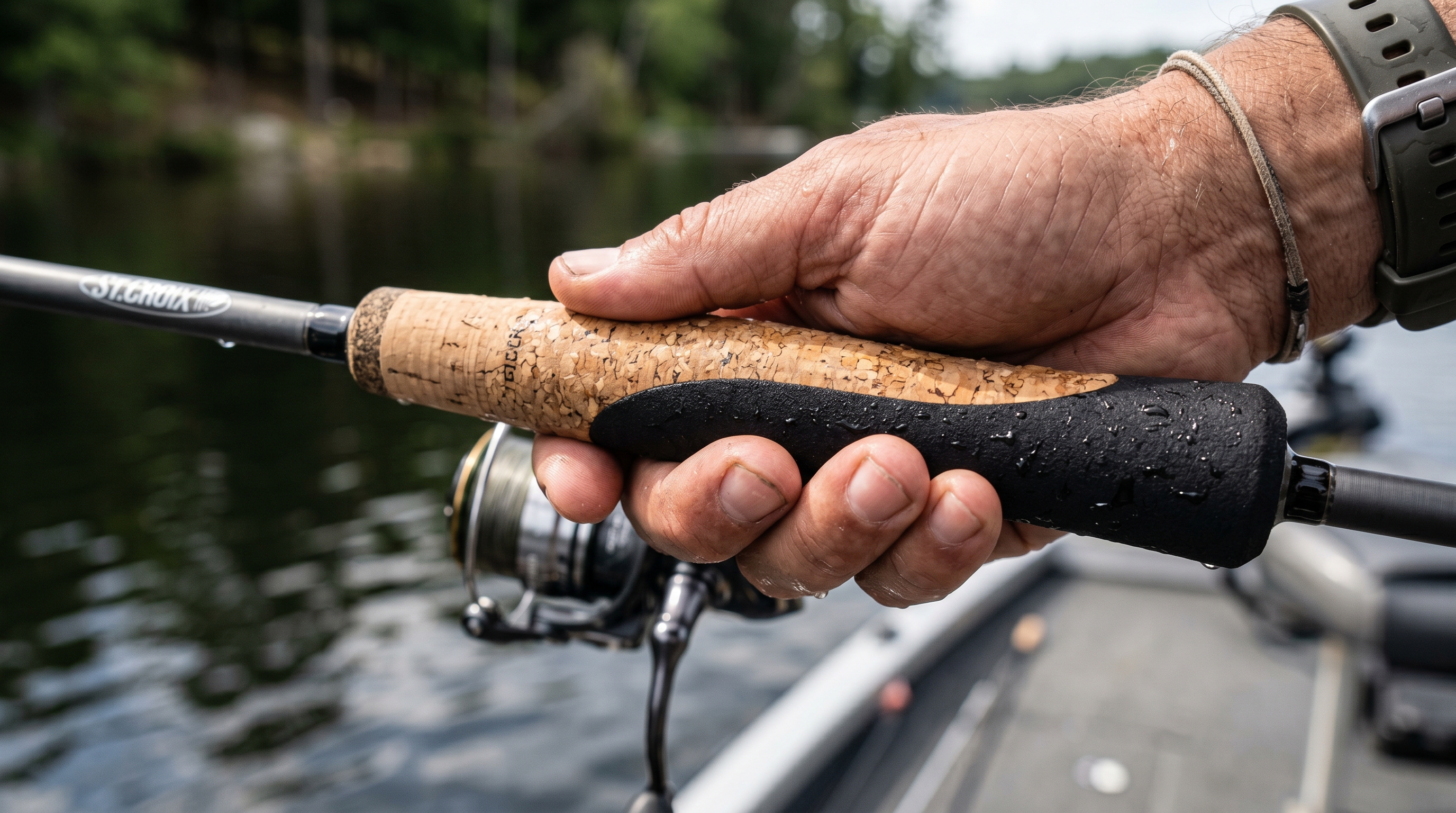 St. Croix Mojo Bass Casting Rod Macro Details