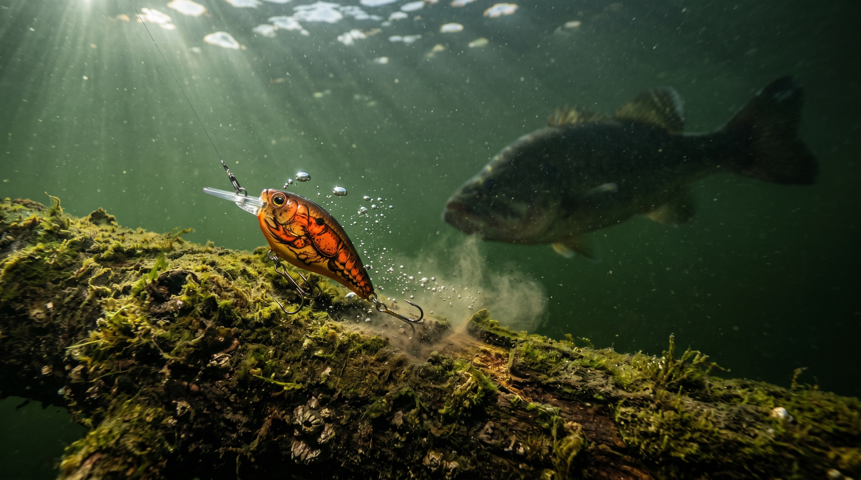 Strike King KVD Crankbait underwater action shot